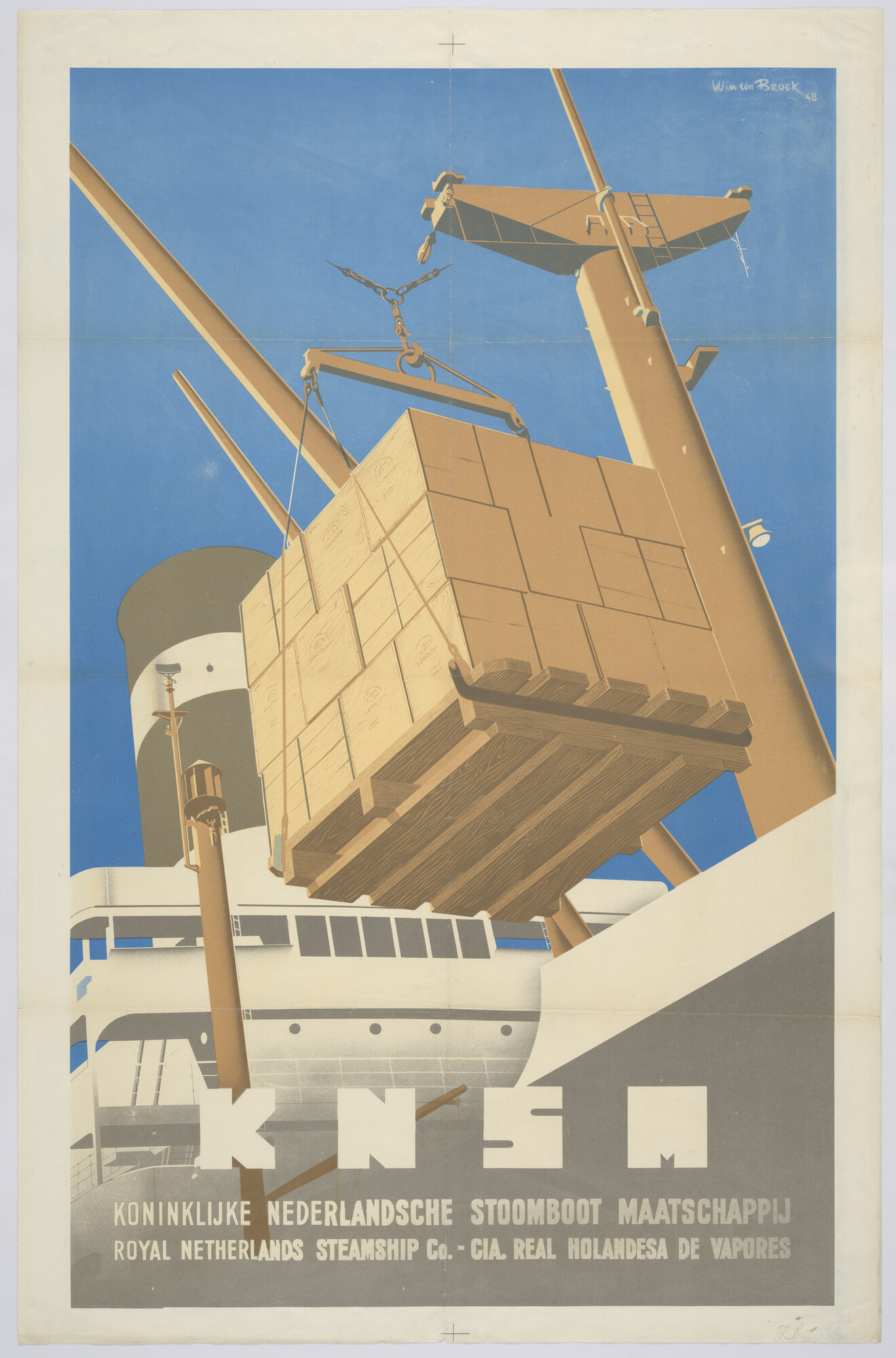 1989.1151; Affiche van de KNSM; affiche
