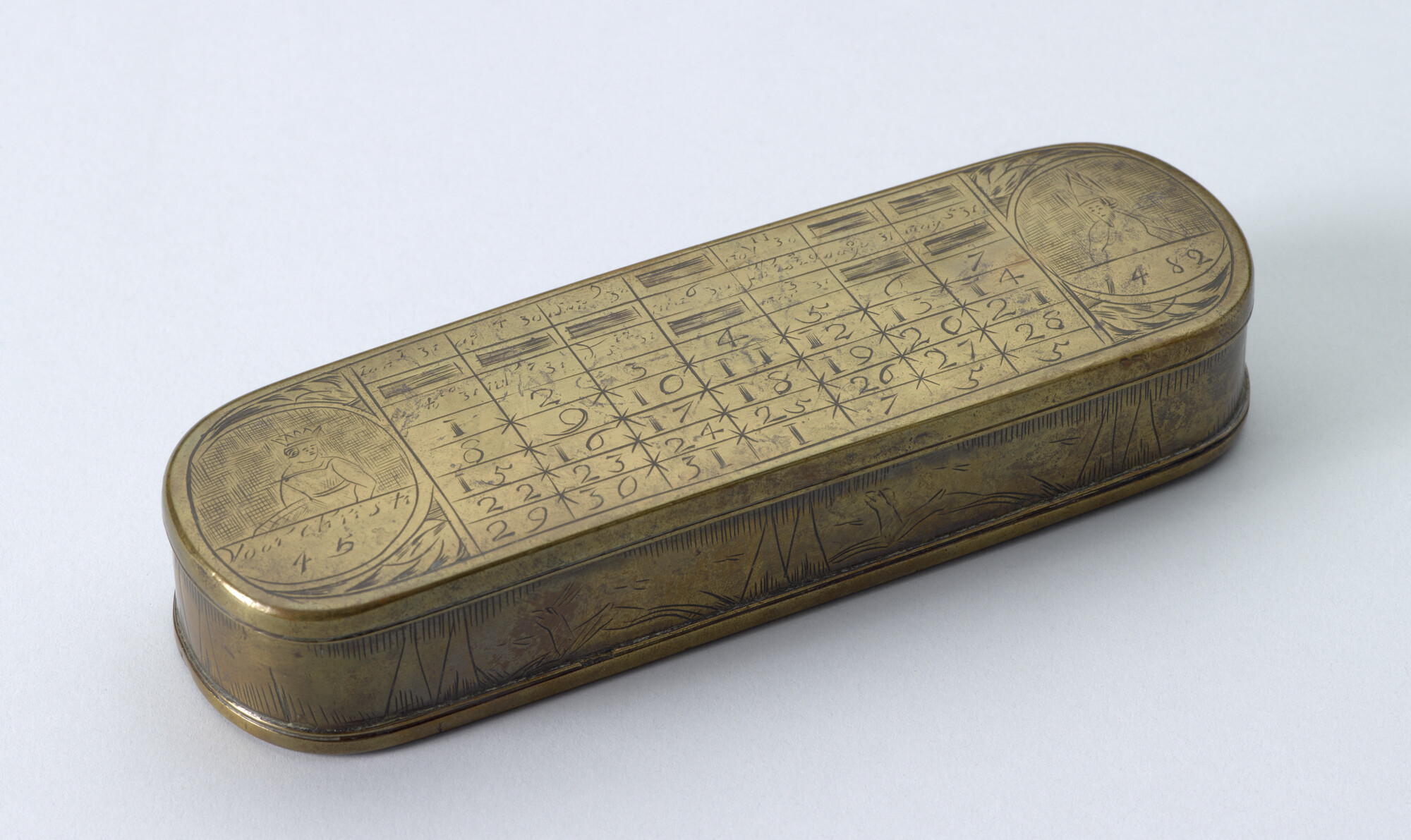 S.4793(020); Tabaksdoos van Pieter Holm, Amsterdam, 1755; tabaksdoos