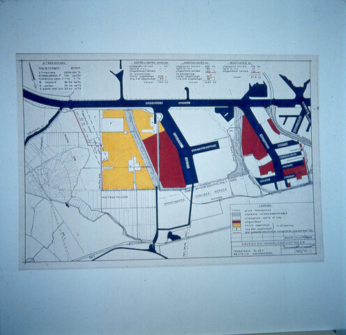 S.9100(5214); Dia uitbreiding plan Westelijk Havengebied; diapositief