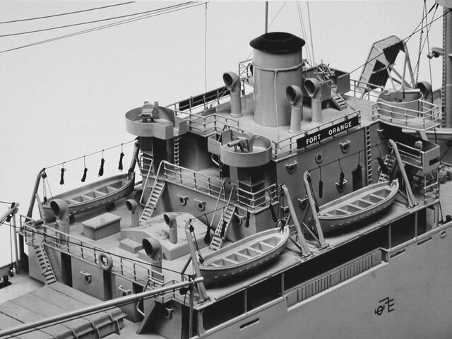 S.5150; Model van een Liberty-schip; scheepsmodel