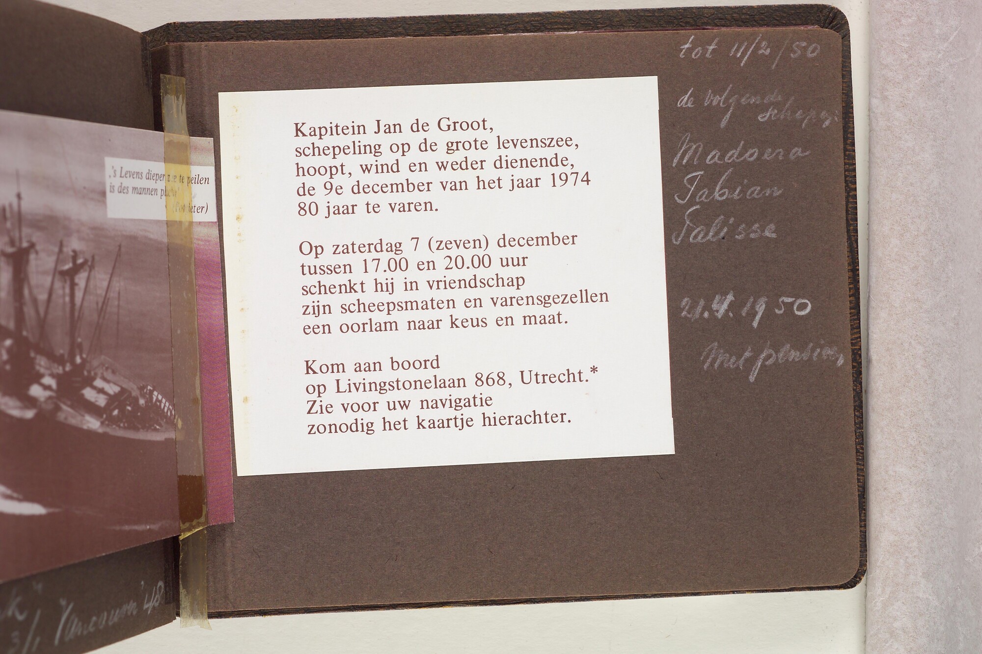 1995.1234; Fotoalbum van Jan de Groot, 1914 - 1928; fotoalbum