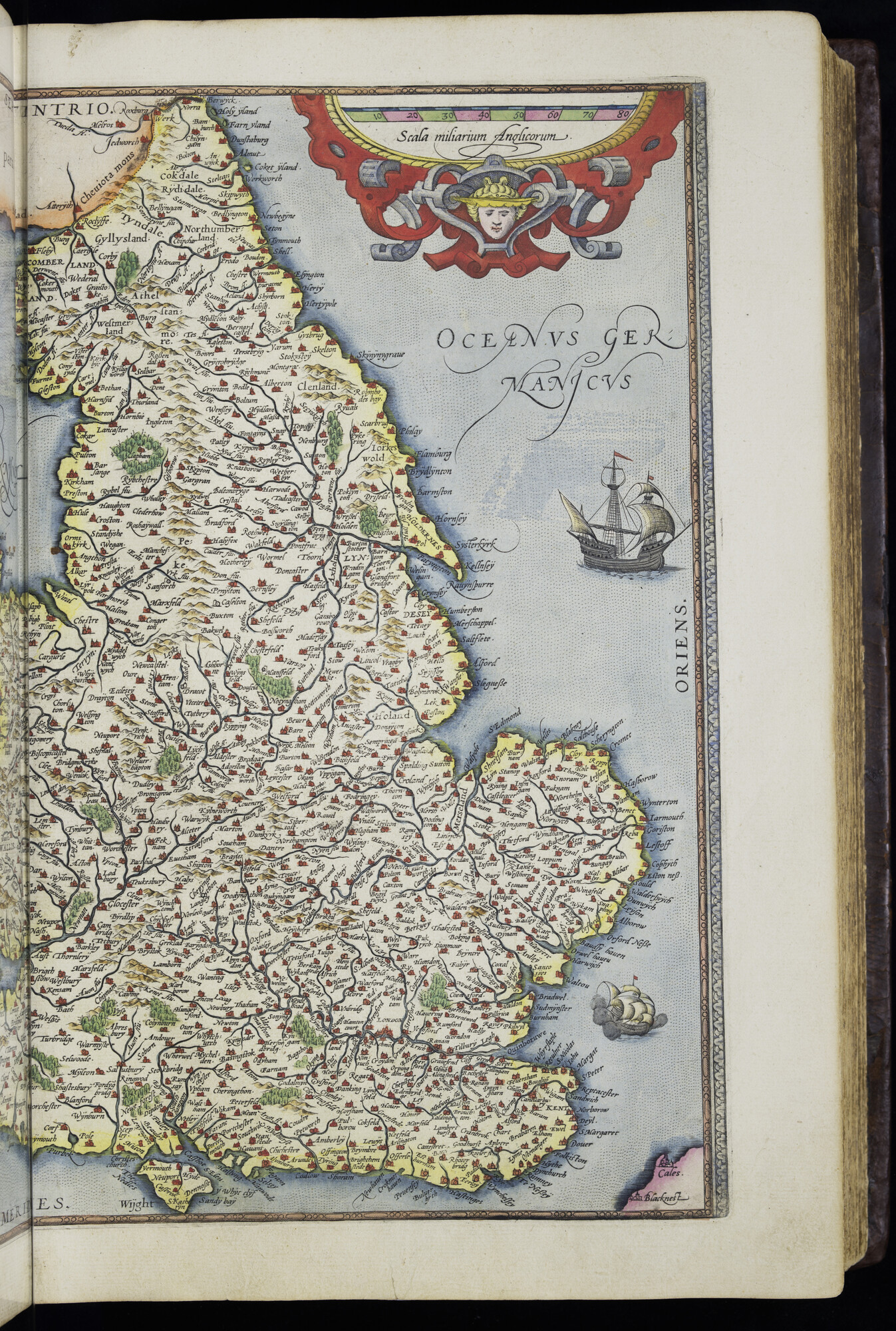 A.0145(232) [kaart 014]; Kaart van Engeland; kaart
