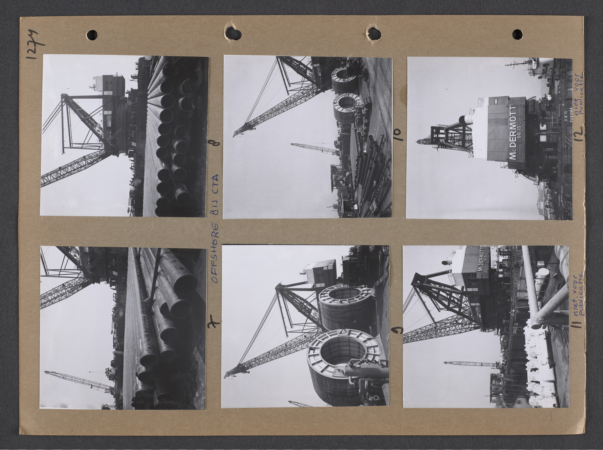 S.9102(32); Multomap met foto's door Ben Burgers, samengesteld door de Vereniging De Amsterdamsche Haven; foto