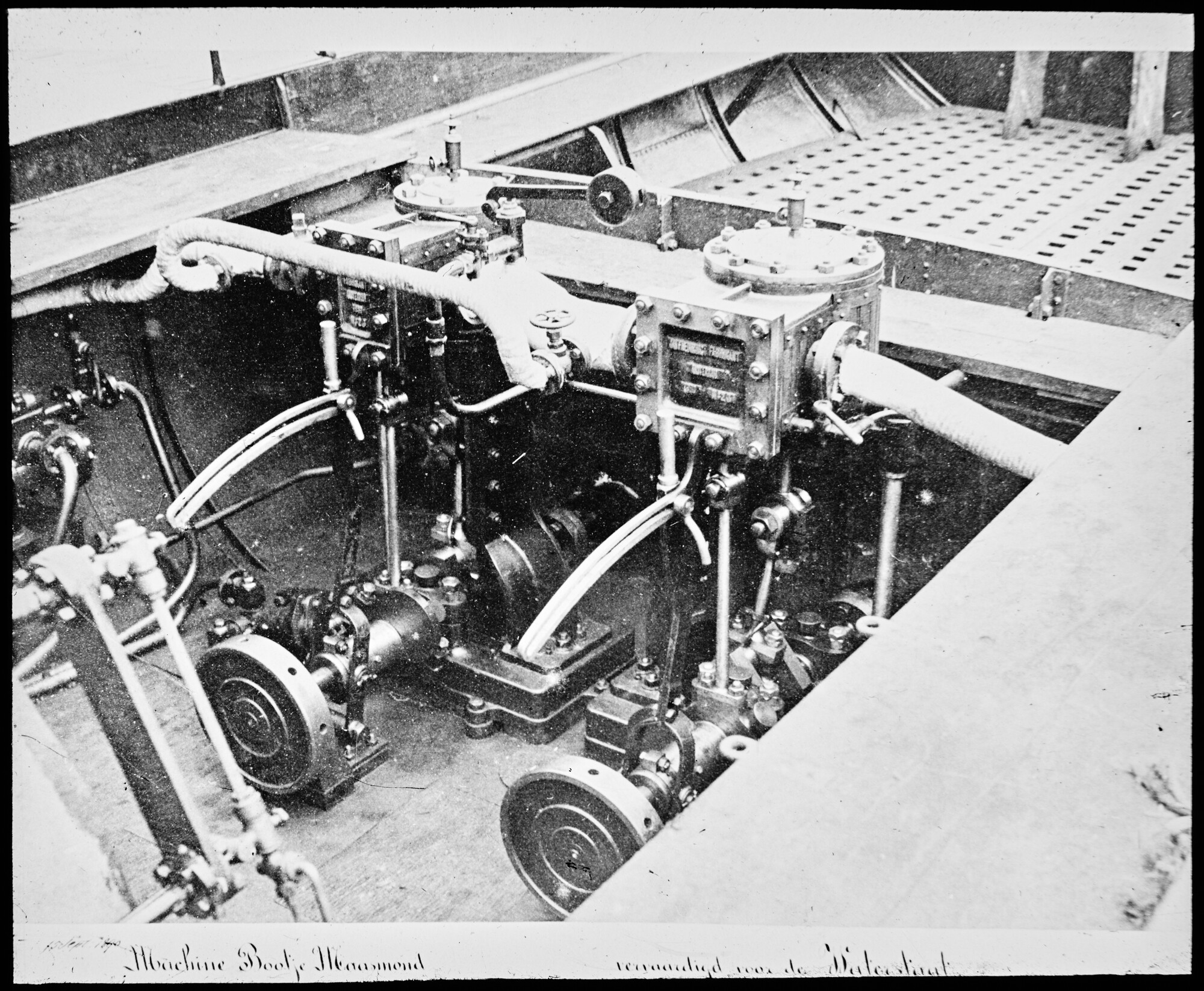 S.1156(06)046; Een machine voor het ss. 'Maasmond', september 1890; lantaarnplaatje