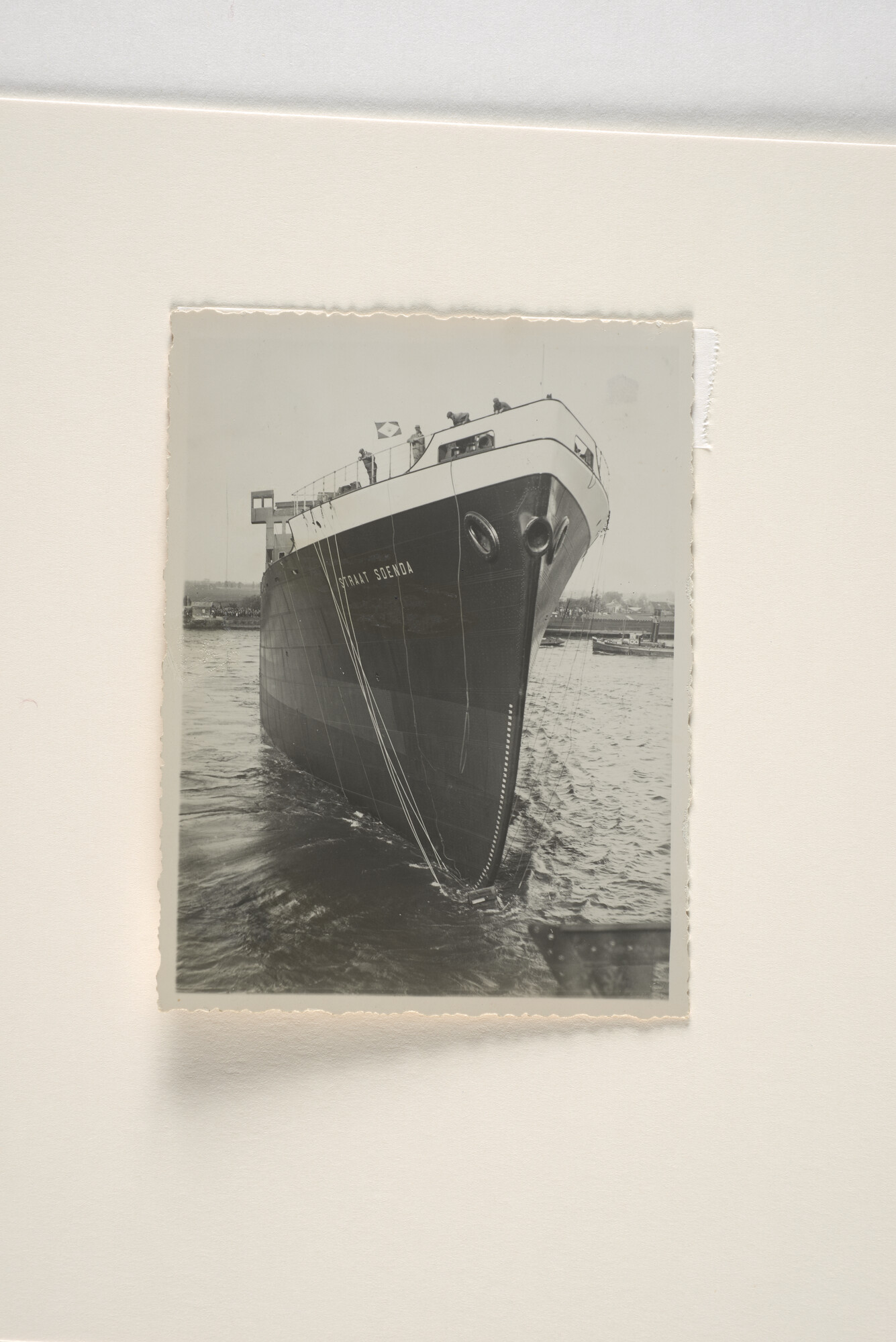 1994.1770; Fotos van de tewaterlating van het vrachtschip ms. Straat Soenda; fotoreportage