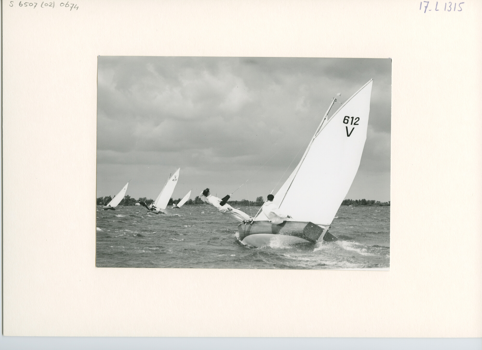 S.6507(02)0674.01; Zwart-wit foto van de Hollandweek I 1958: de Vrijheidsklasse; foto