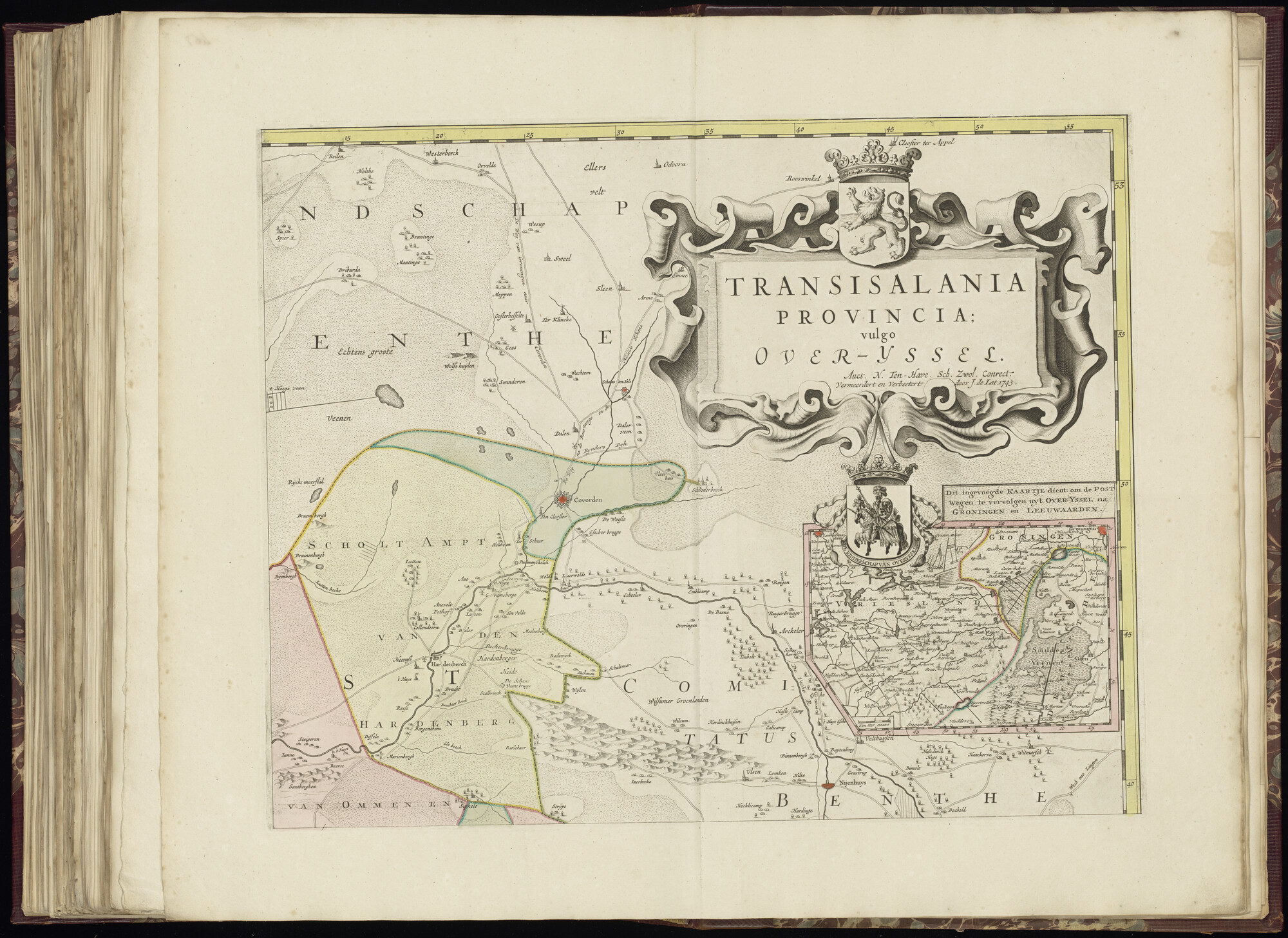 B.0032(032) [kaart 037]; Kaart van Oost-Nederland; kaart