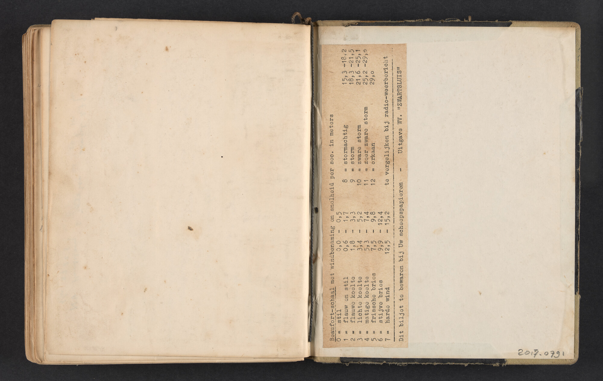 2017.0791; Logboek c.q. fotoalbum van reizen met zeeschouw Grutto in Nederland, 1952-1954; logboek