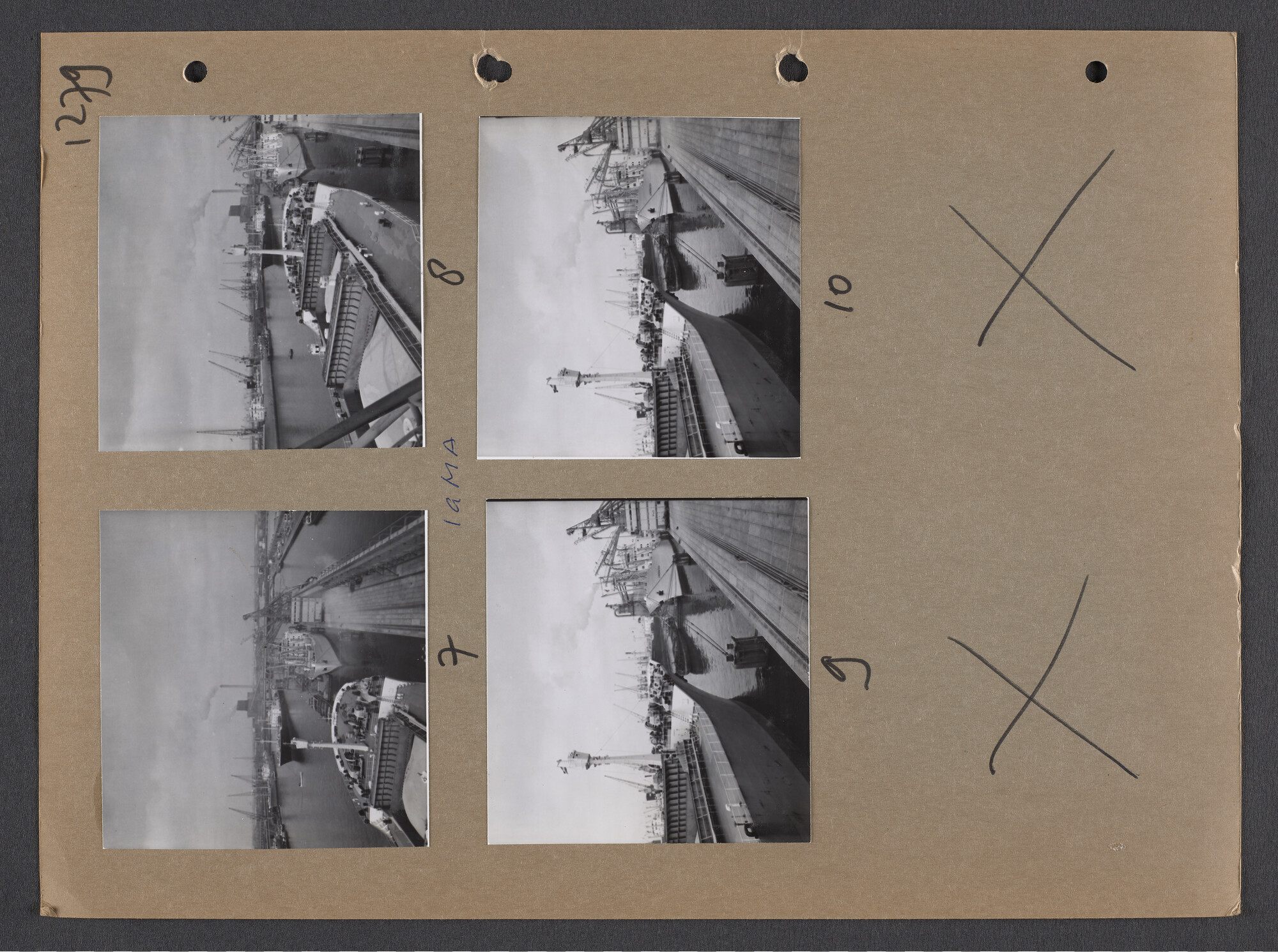 S.9102(32); Multomap met foto's door Ben Burgers, samengesteld door de Vereniging De Amsterdamsche Haven; foto