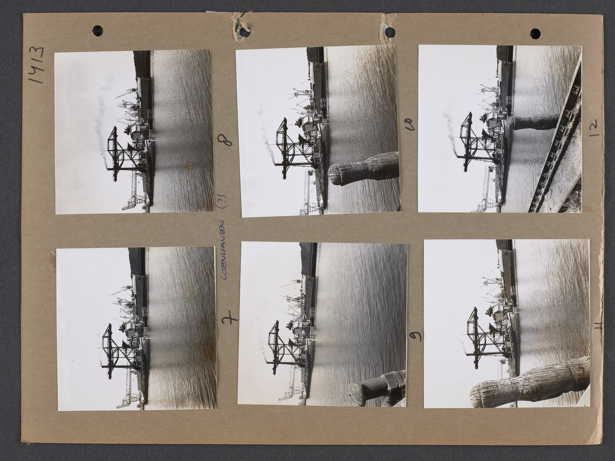 S.9102(36); Multomap met foto's door Ben Burgers, samengesteld door de Vereniging De Amsterdamsche Haven; foto