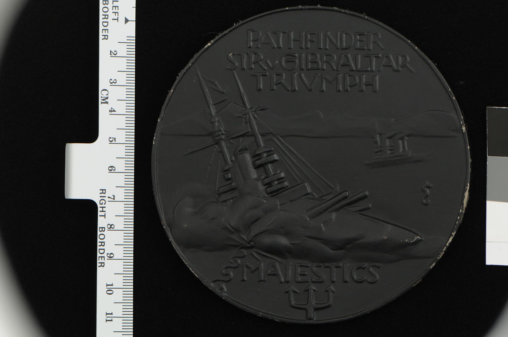A.0042(14); Duitse penning ter ere van duikbootcommandant Otto Hersing, 1917; penning