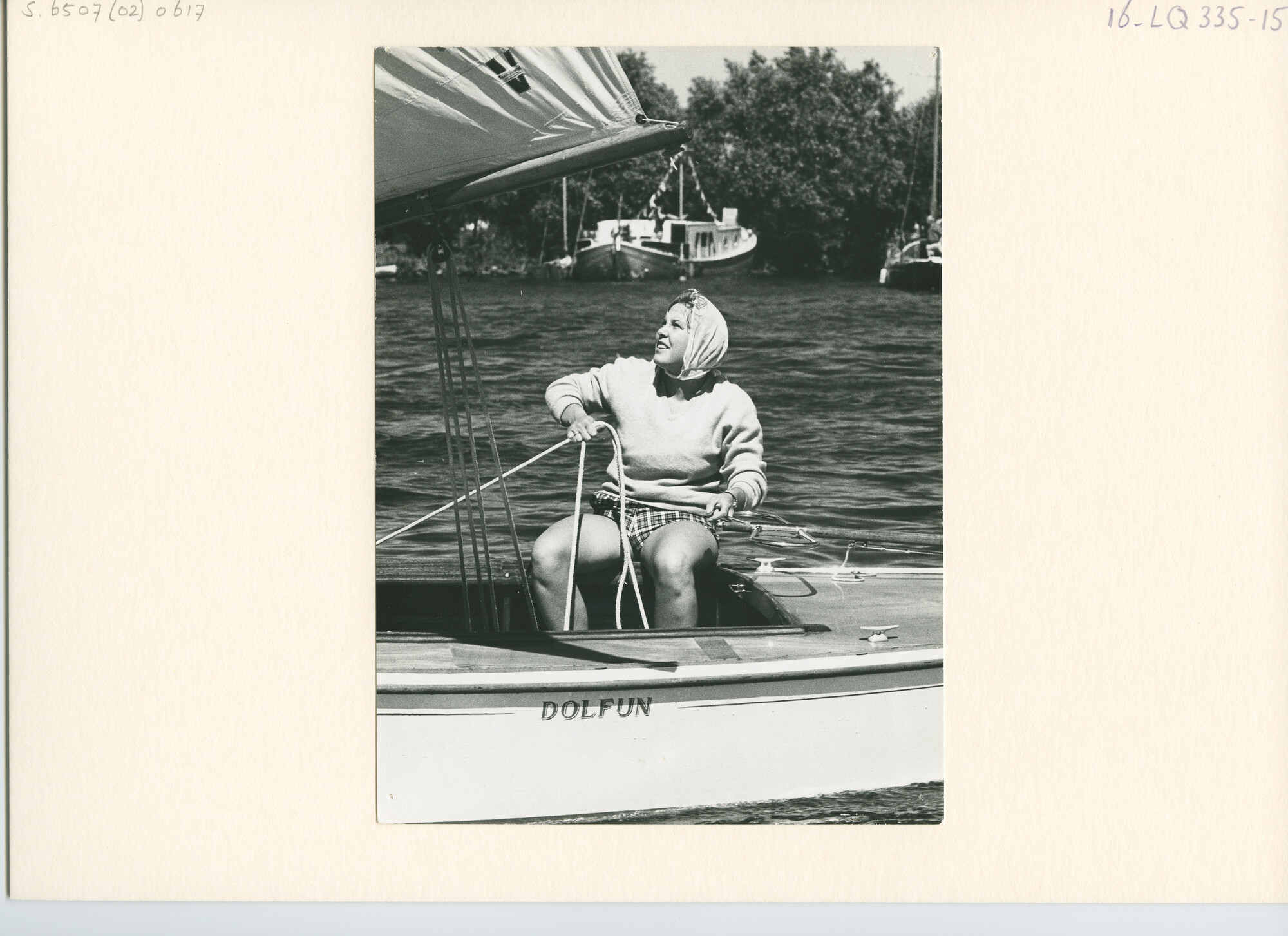 S.6507(02)0617.05; Zwart-wit foto van de Kaagweek 1963: de Valkenklasse; foto