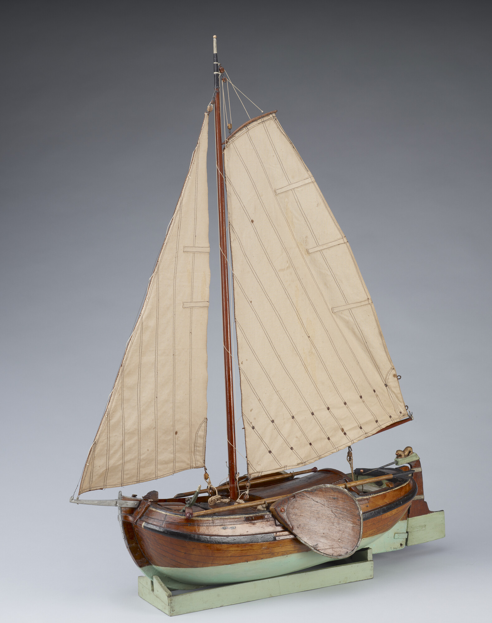 S.0906(01); Model van een Friese boeier; scheepsmodel