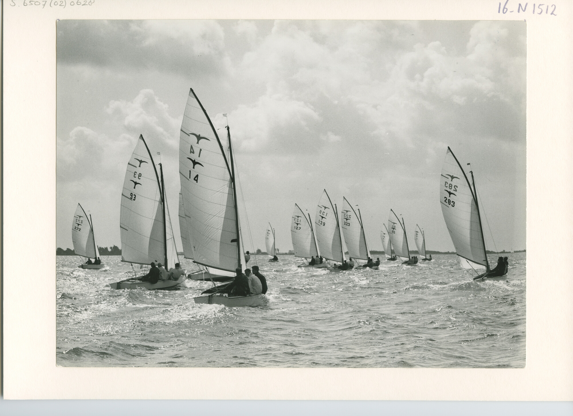 S.6507(02)0628.02; Zwart-wit foto van de Braassemweek 1960; foto