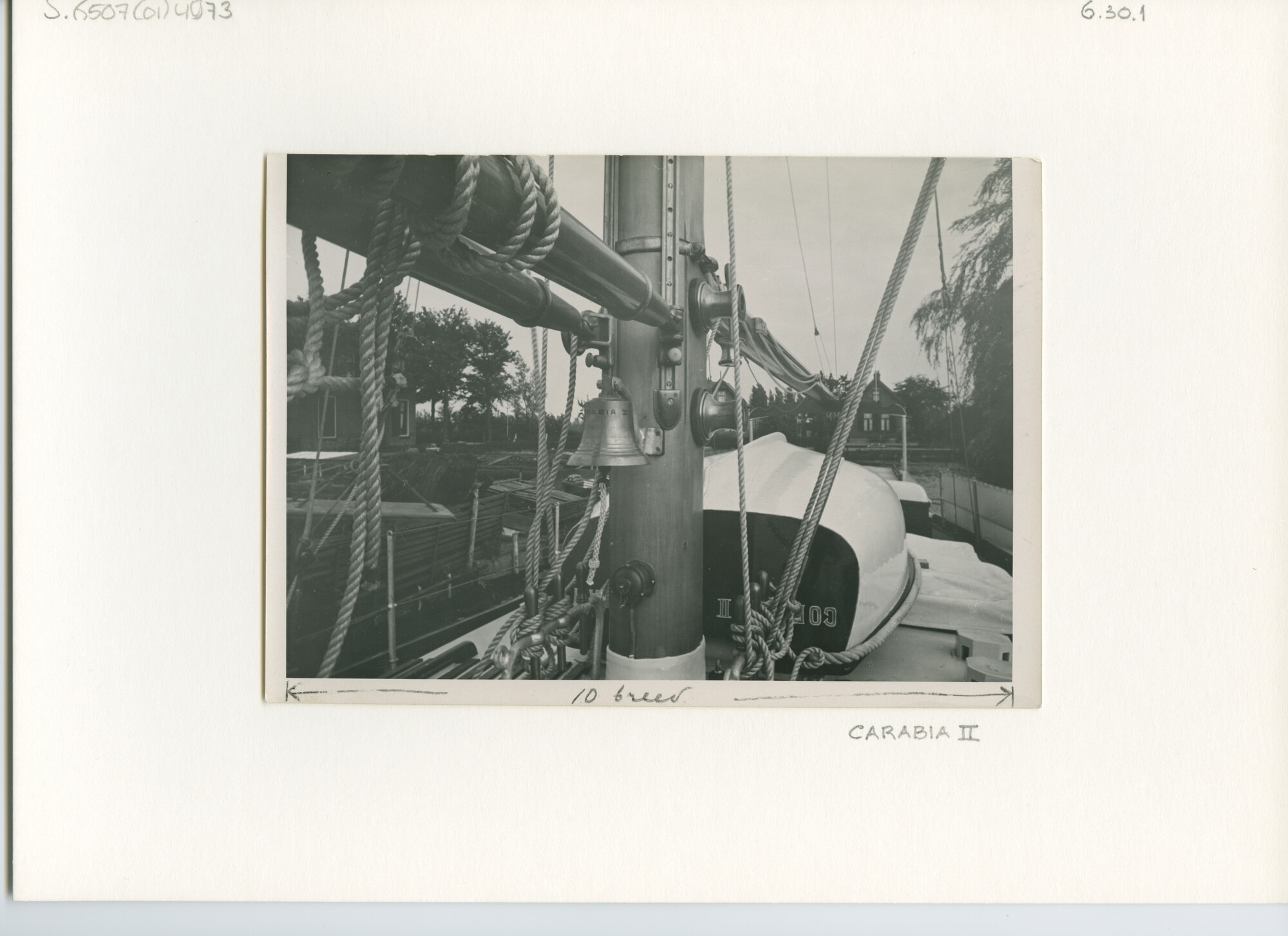 S.6507(01)4973; Foto van de Carabia II; foto