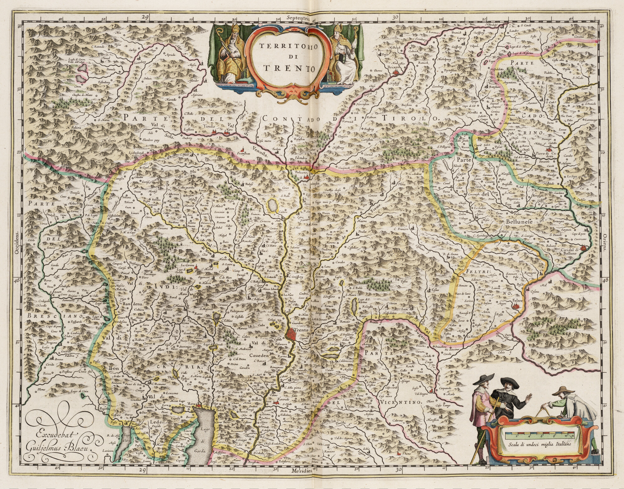 S.1034(07) [kaart 033]; Kaart van Trento; landkaart
