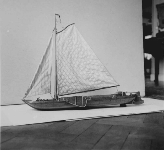 A.1960(1); Model van een westlander; scheepsmodel