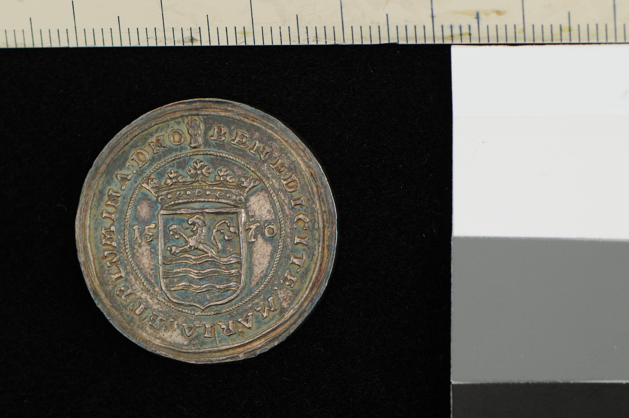 A.0023(008); Rekenpenning op de Allerheiligenvloed in Zeeland, 1570; rekenpenning