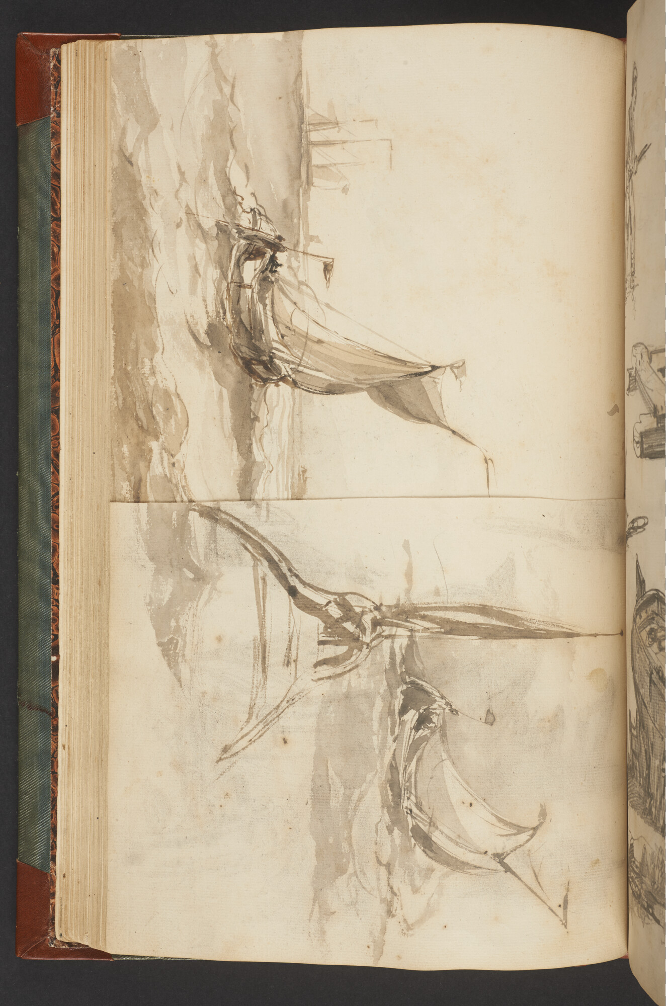 A.3222; Schetsboek met tekeningen door Albertus van Beest en Louis Meijer; schetsboek