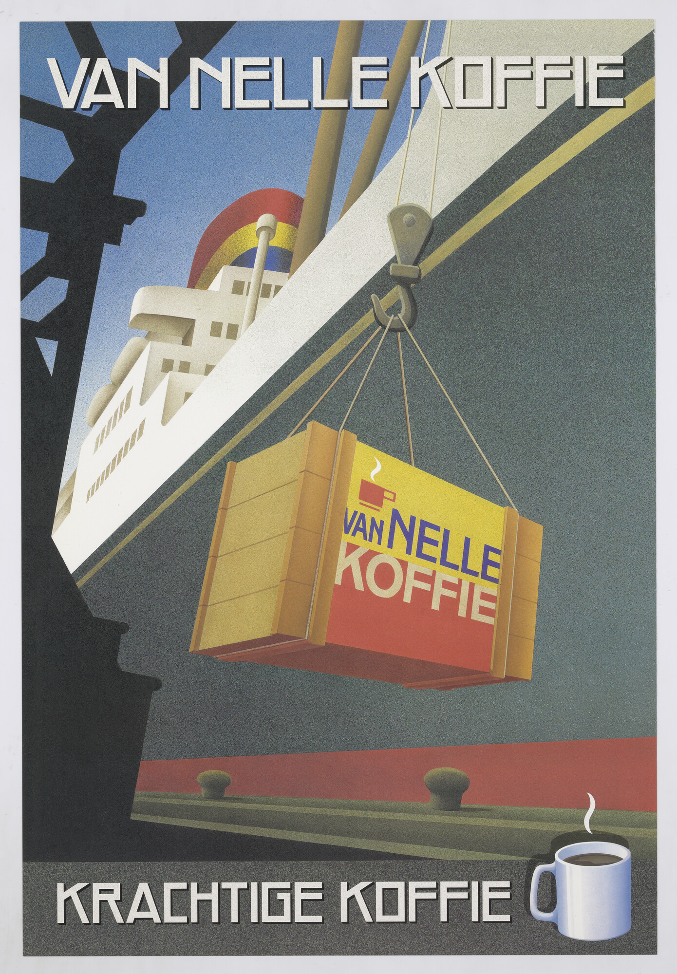 2002.0807; Van Nelle Koffie; affiche