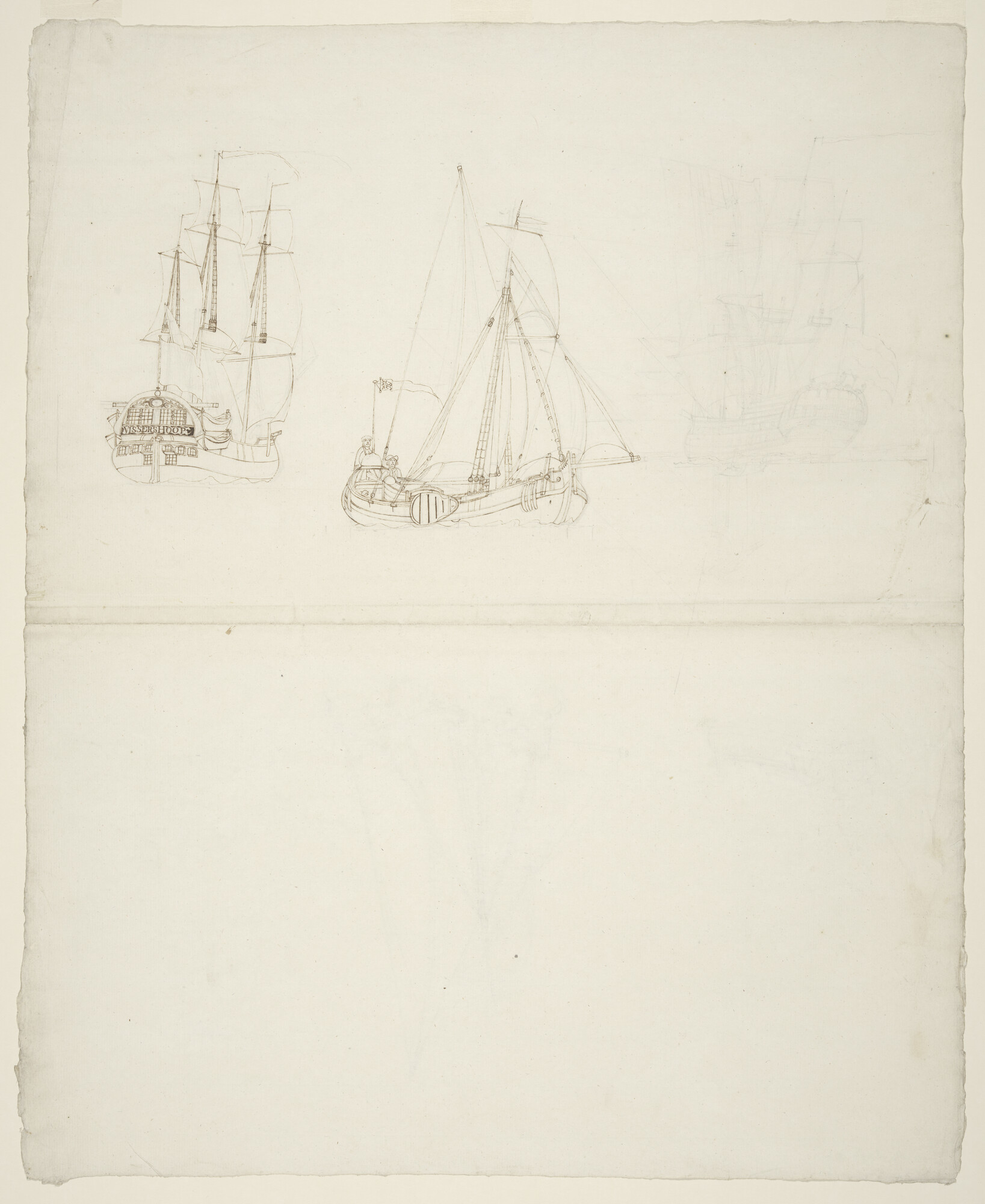S.4317(51)a4; Vissershoop; tekening