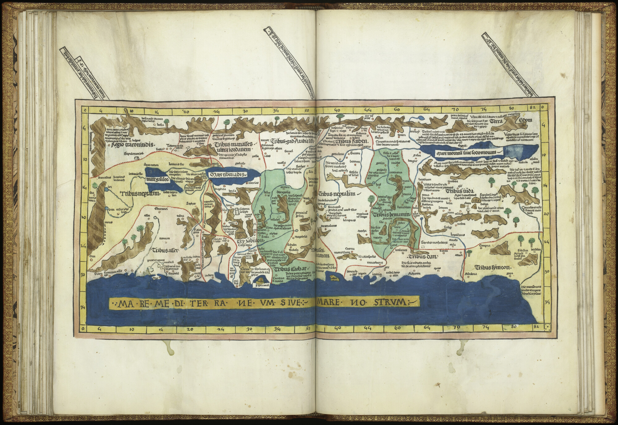 A.0145(031) [kaart 025]; Kaart van Israël en Libanon; kaart