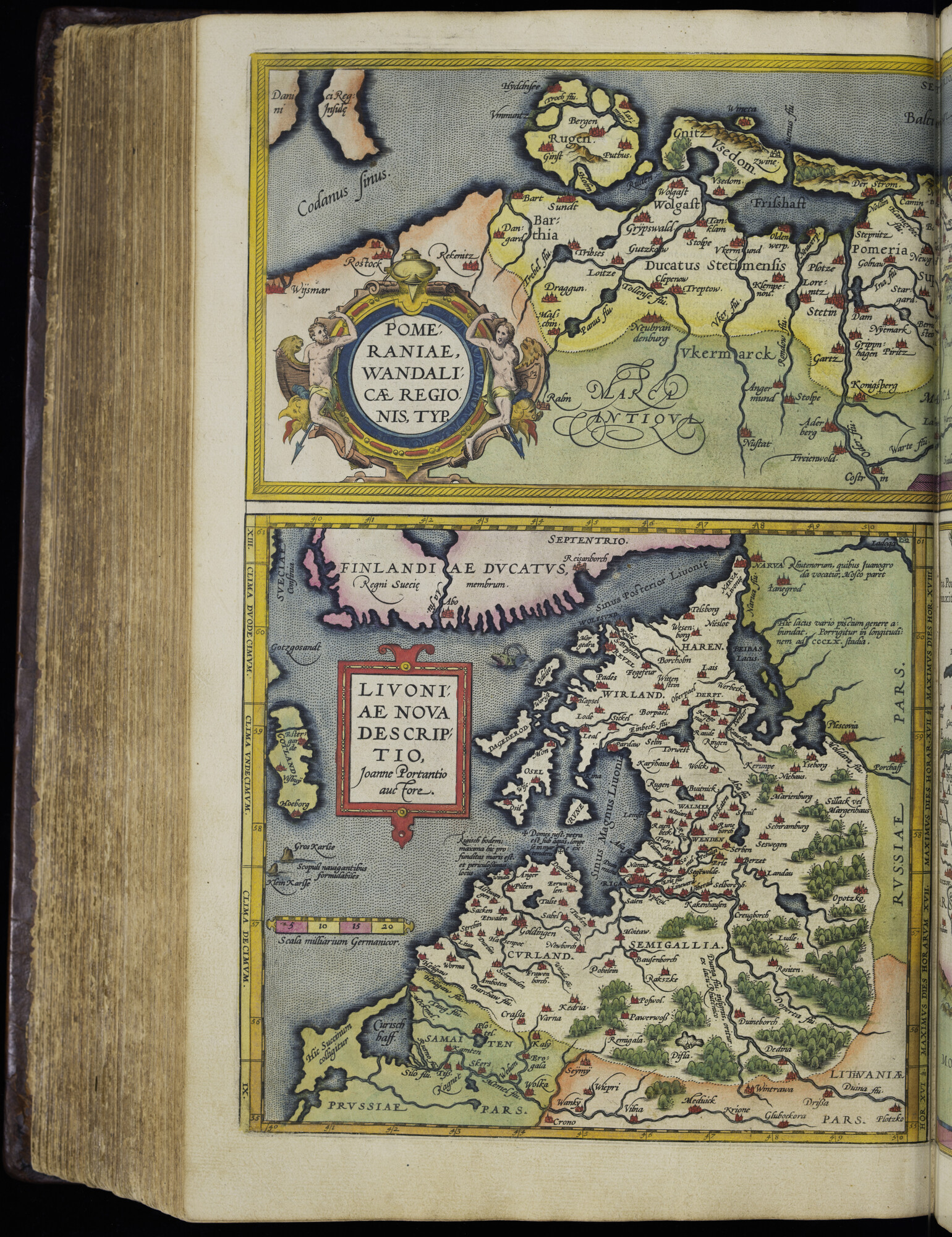 A.0145(232) [kaart 110]; Kaart van Noordoost-Duitsland en Noord-Polen, kaart van Estland, Letland en Litouwen en kaart van Zuid-Polen; kaart