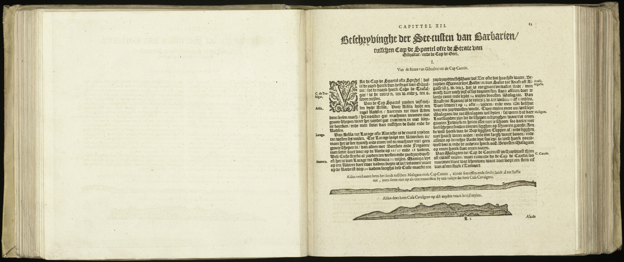 S.2856 [kaart 055]; Beschrijvingen en kustaanzichten van West-Marokko; kaart