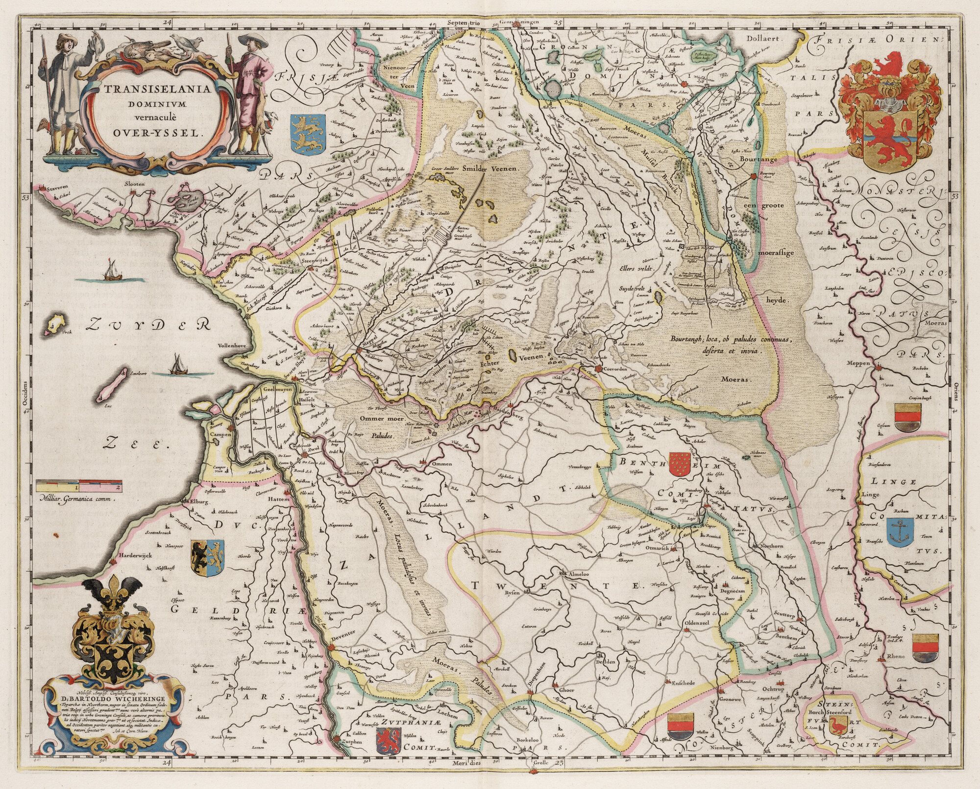 S.1034(03) [kaart 064]; Kaart van Overijssel; landkaart
