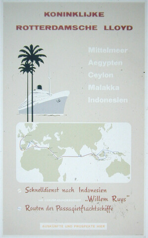 S.4294(07); Koninklijke Rotterdamsche Lloyd; affiche