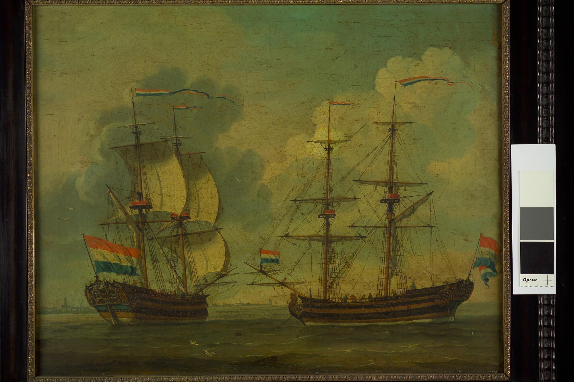 A.0134; Het brikschip Anna Maria; schilderij