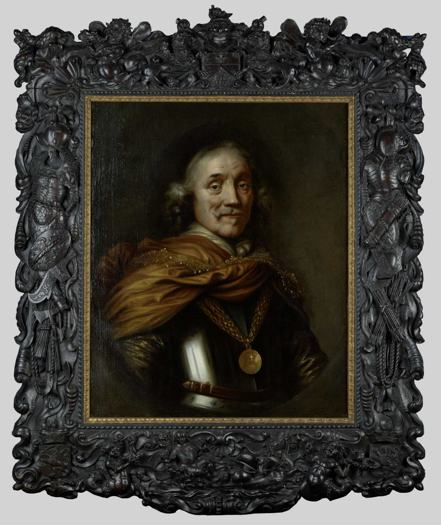 A.1685; Portret van luitenant-admiraal Maarten Harpertsz. Tromp; schilderij