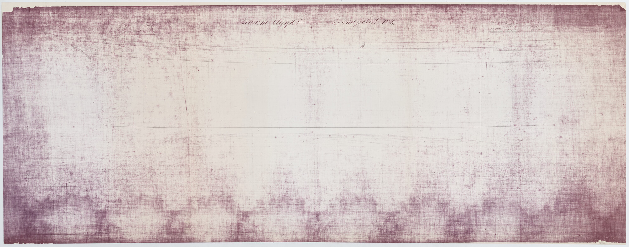 2016.0169; Zijaanzicht, spantenraam en waterlijnen; technische tekening