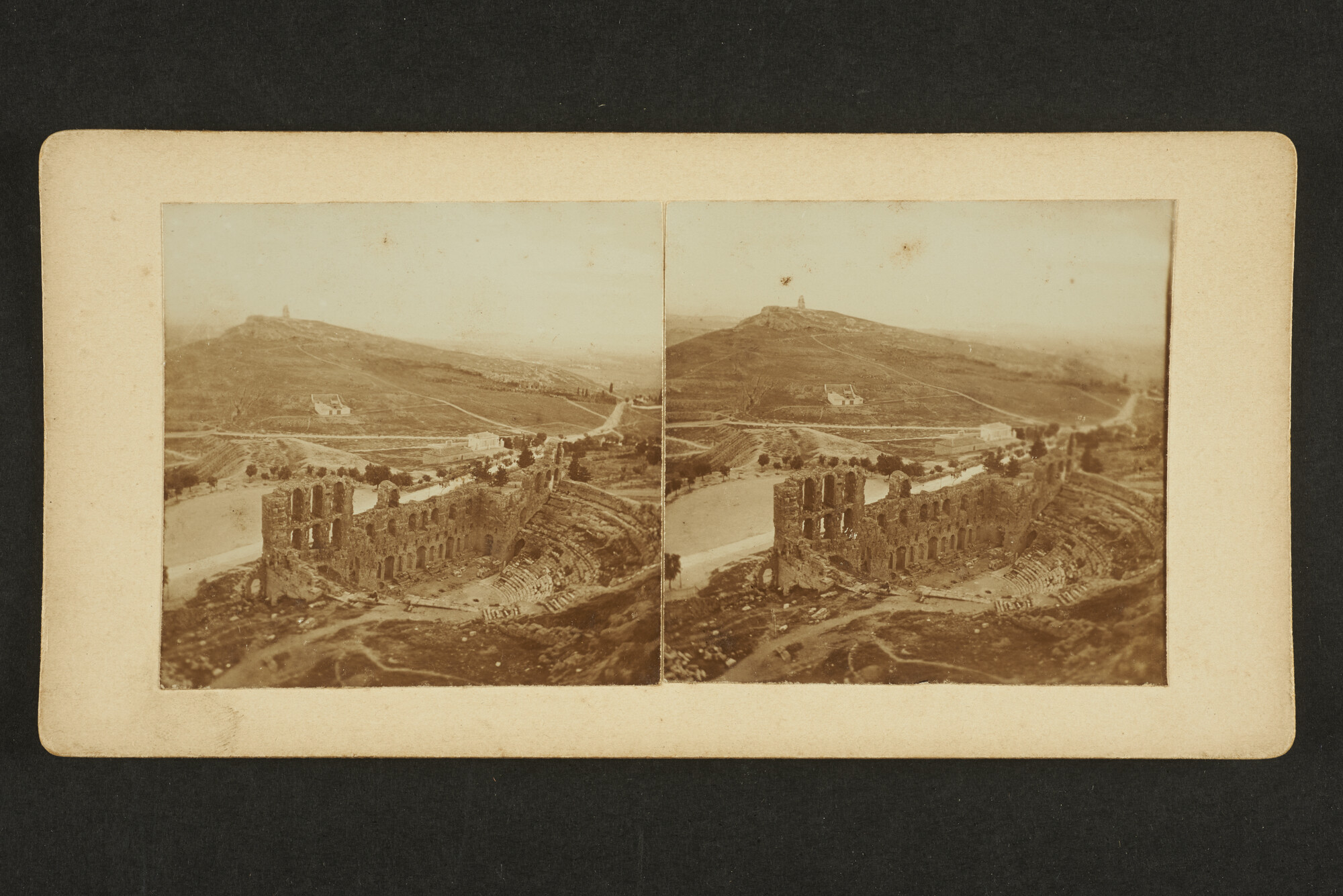 RS.0713(05); Gezicht op de tempel van Dionysos in Athene; foto