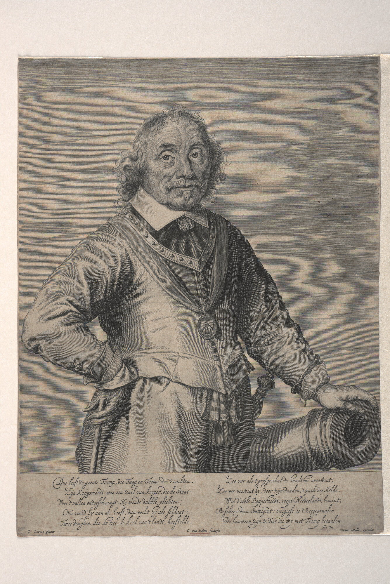 A.2737(07); Portret van M.H. Tromp; prent