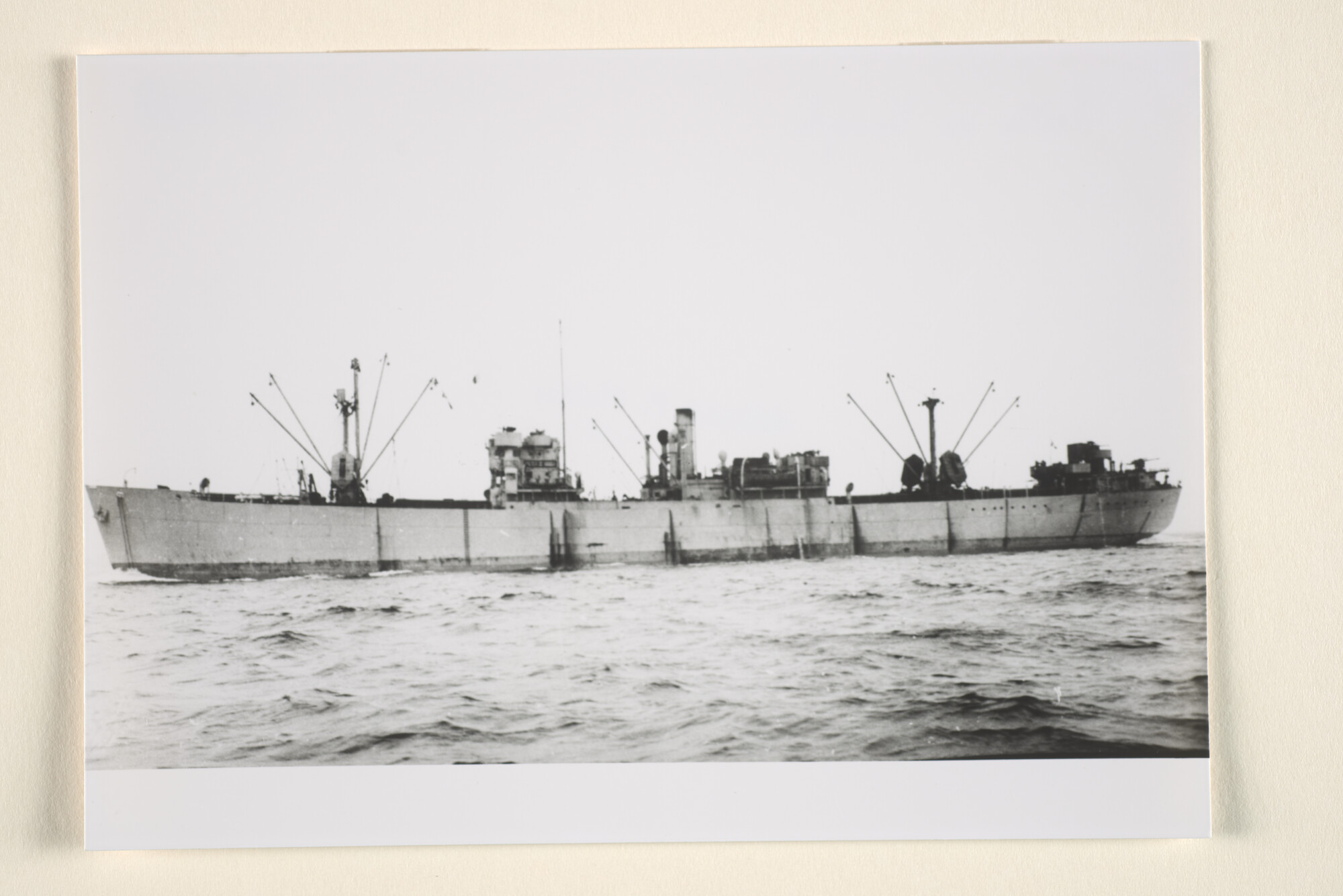 1996.3078; Het vrachtschip ss. Pieter de Hoogh (ex- Empire Halley) eigendom van de Staat der Nederlanden; foto