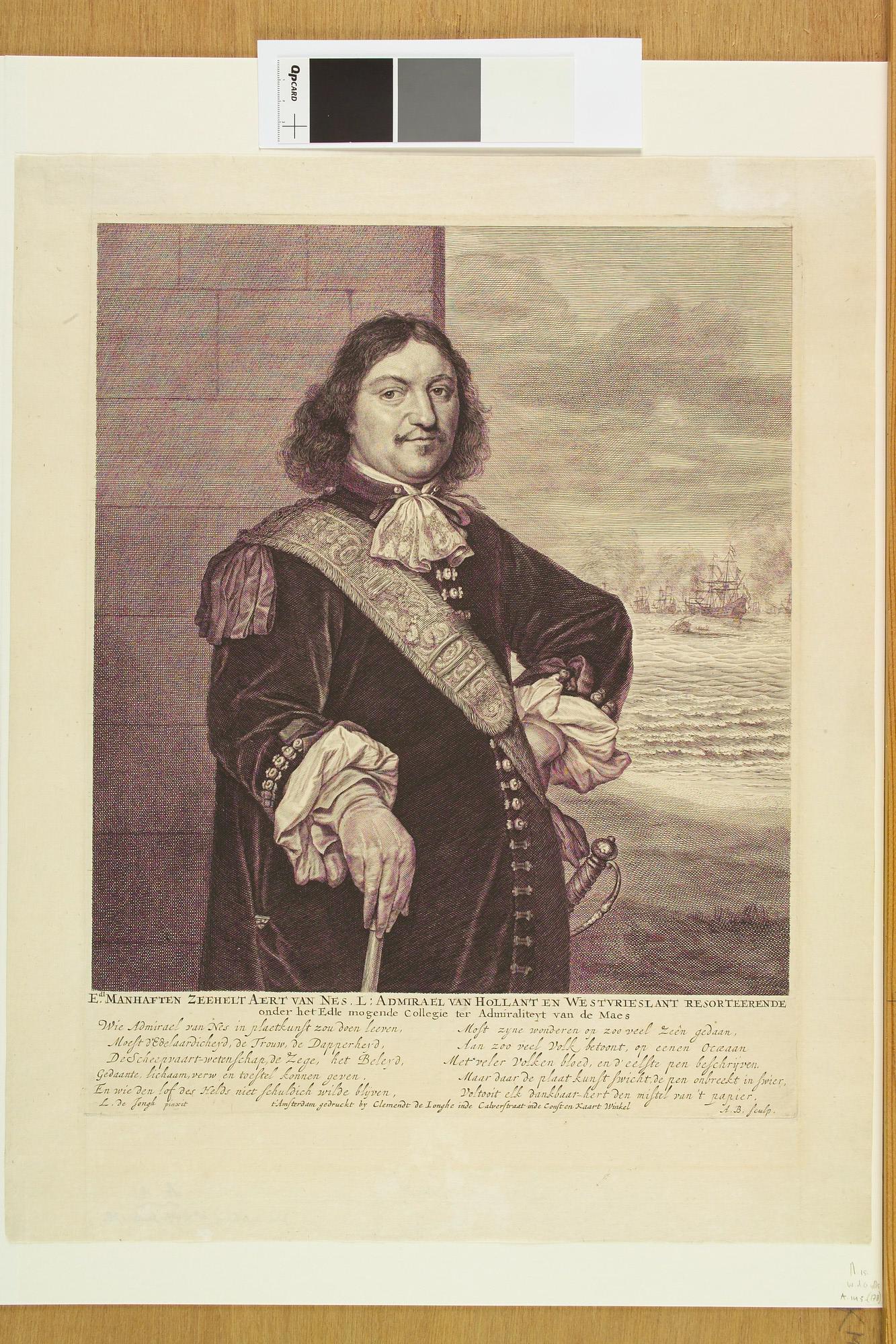 A.0145(178)19; Portret van Aert van Nes; prent