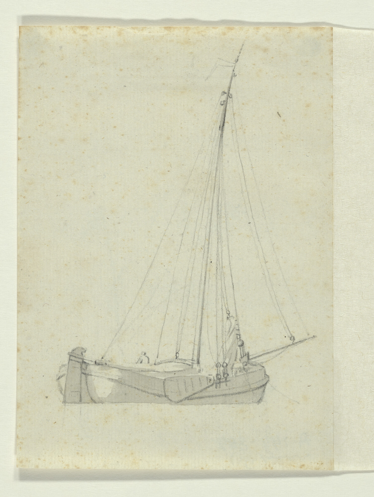 A.0149(0494); Een binnenschip; tekening