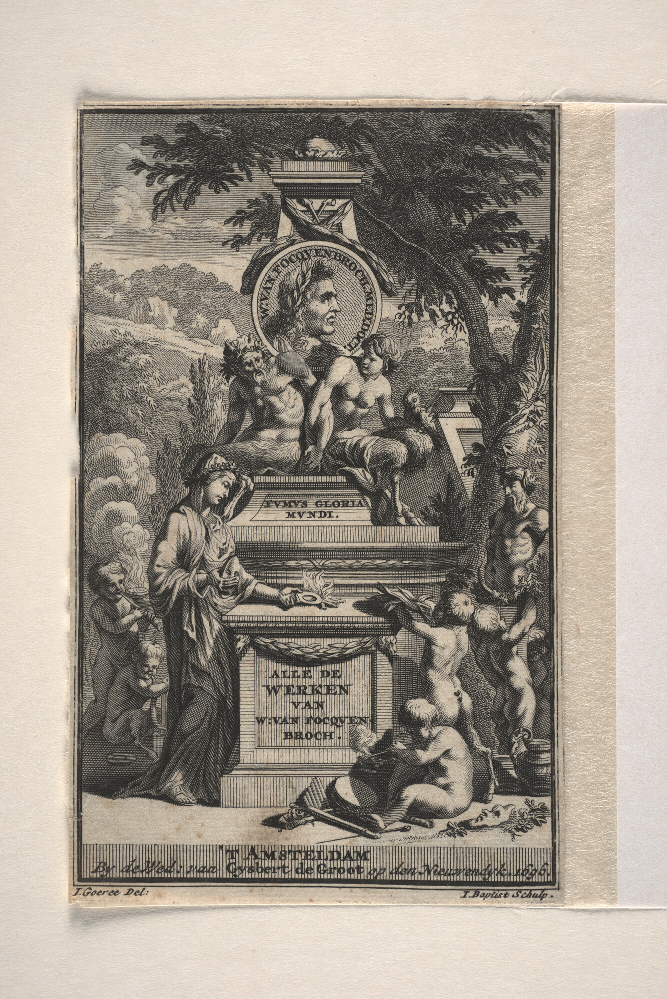 A.0075(098); Voorstelling van een monument voor W.G. van Focquenbroch; prent