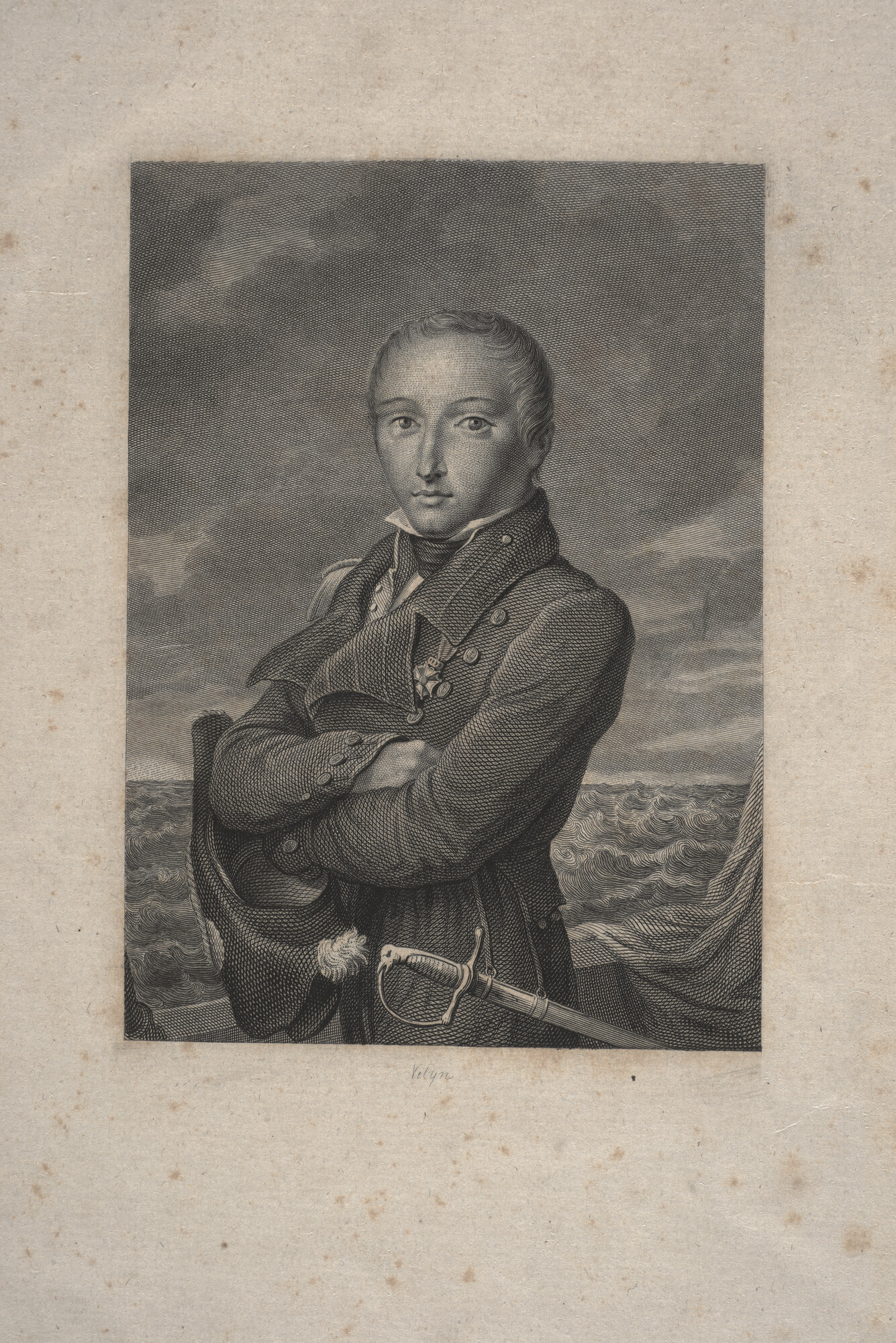 A.0964(01)63; Portret van J.C.J. van Speyk; prent