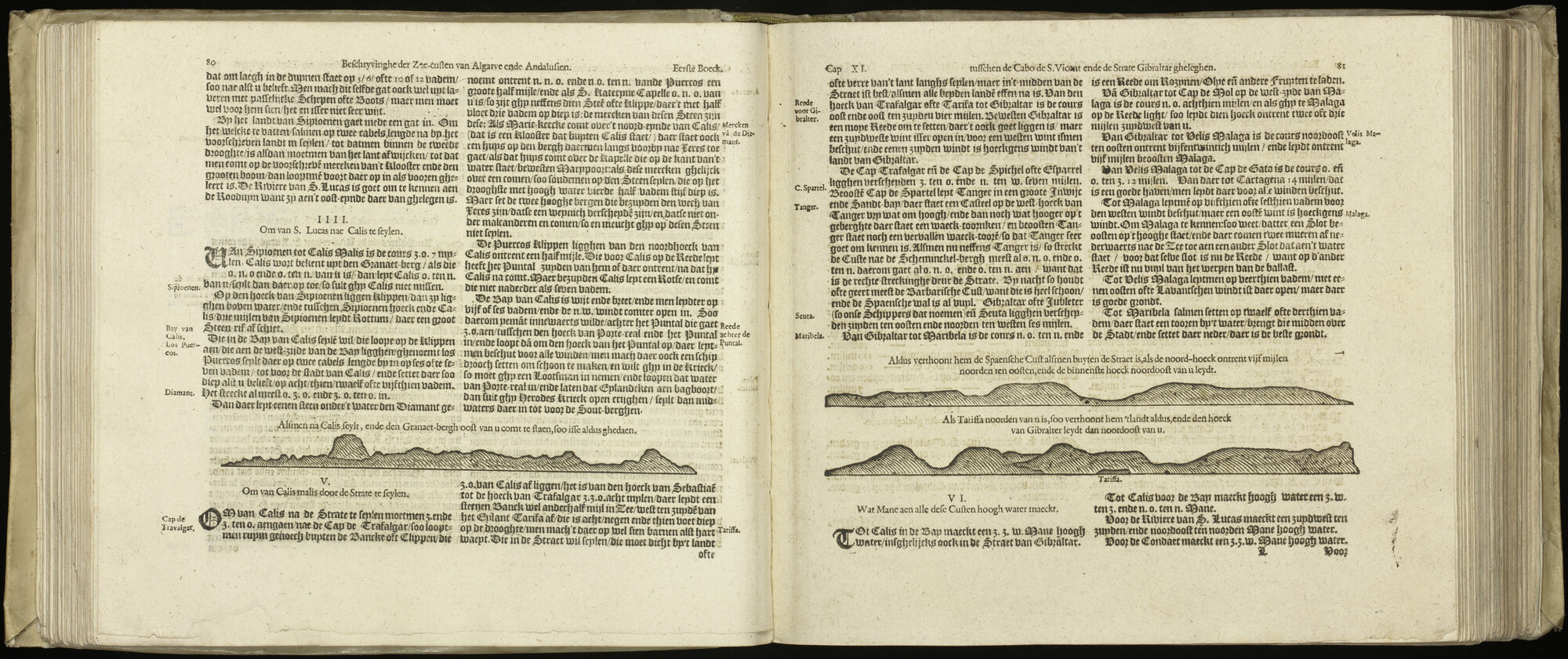 S.2856 [kaart 052]; Beschrijvingen en kustaanzichten van Zuid-Spanje; kaart