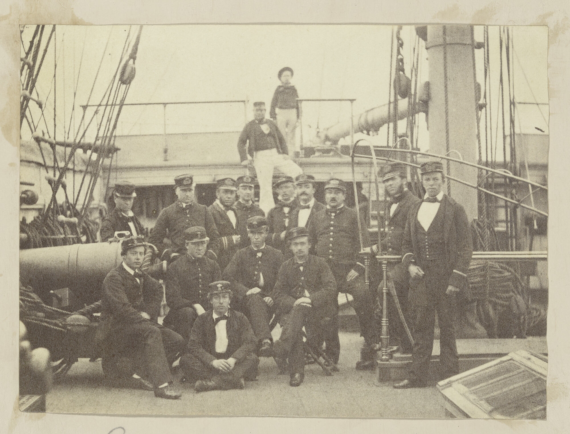 S.3628(02)067; Etat major du Vice Amiral Koopman ; foto