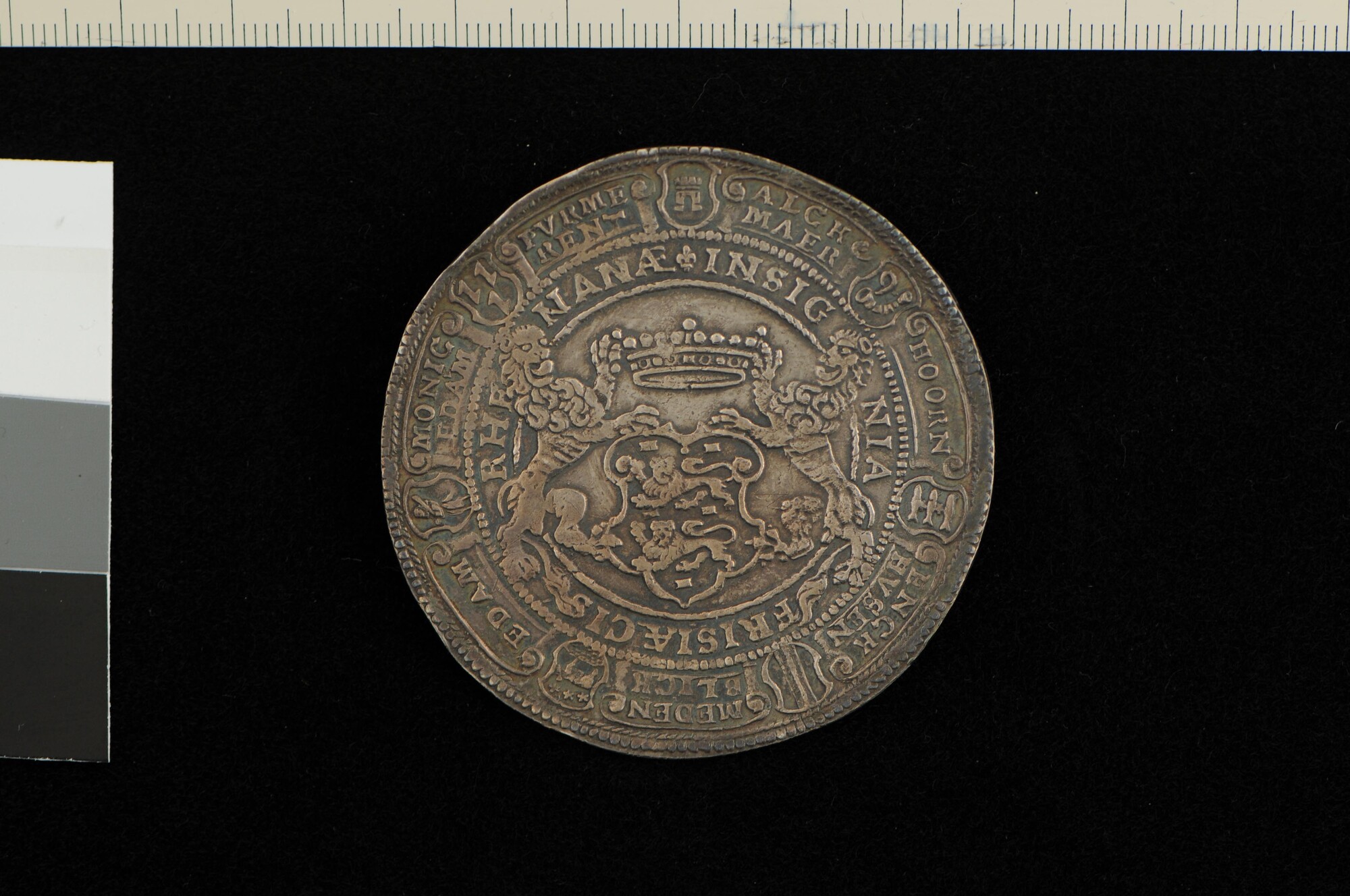 A.0023(041); Penning op de gelukkige scheepvaart van de Nederlanders, 1596; penning