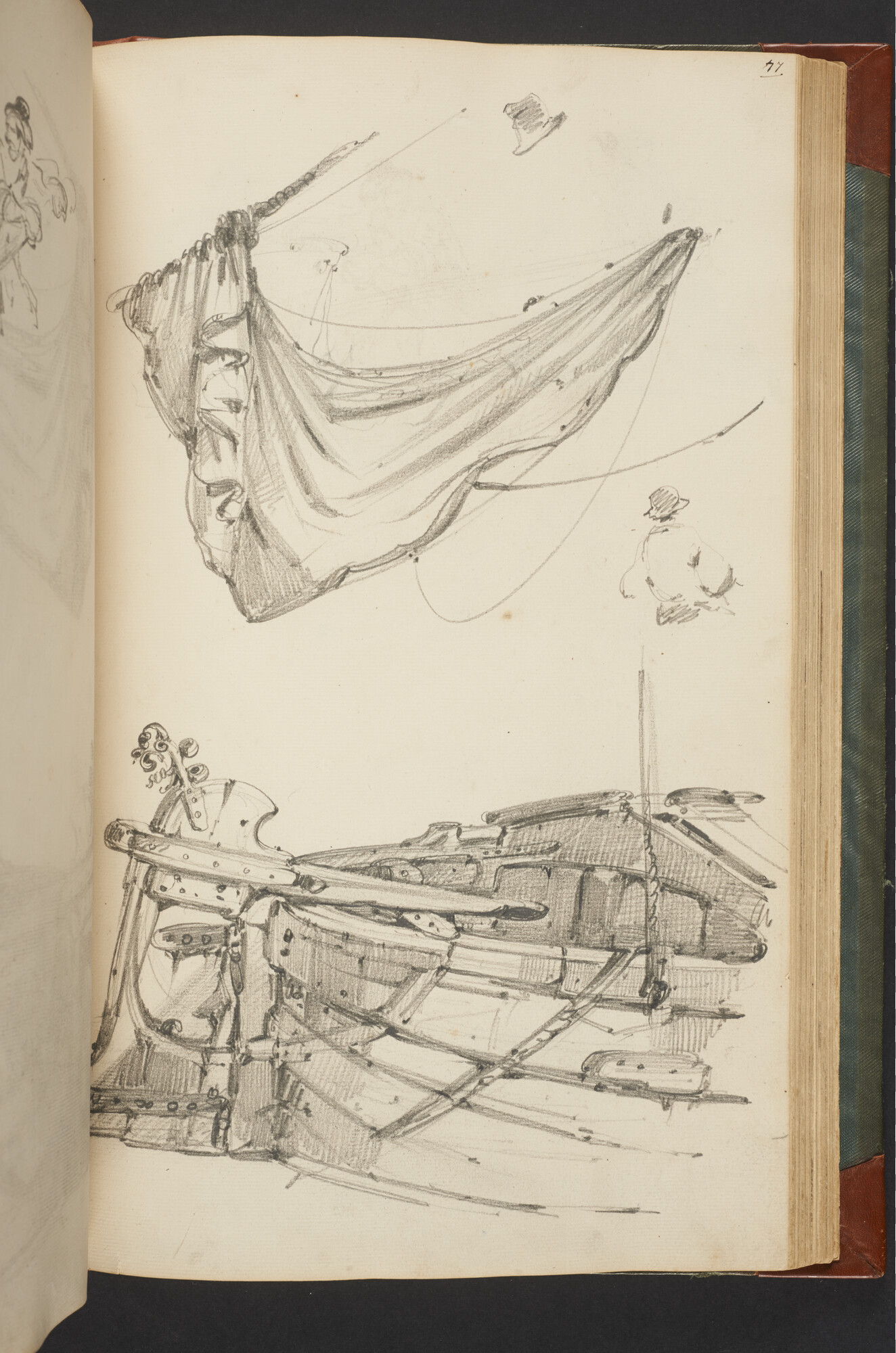 A.3222; Schetsboek met tekeningen door Albertus van Beest en Louis Meijer; schetsboek
