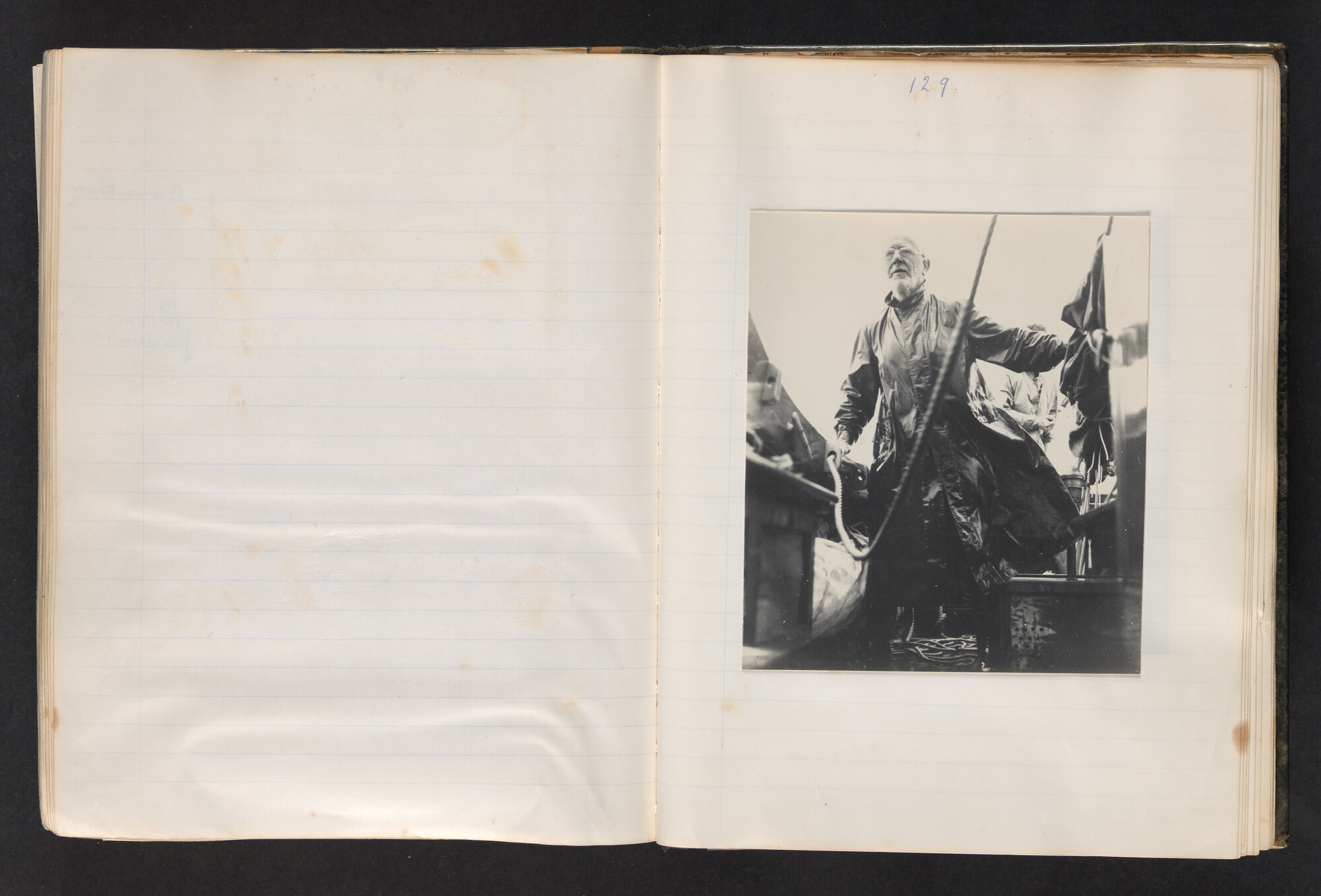 2017.0802; Logboek c.q. fotoalbum van reizen met zeeschouw Grutto (II) in Nederland, Duitsland en Denemarken, 1973-1974; logboek