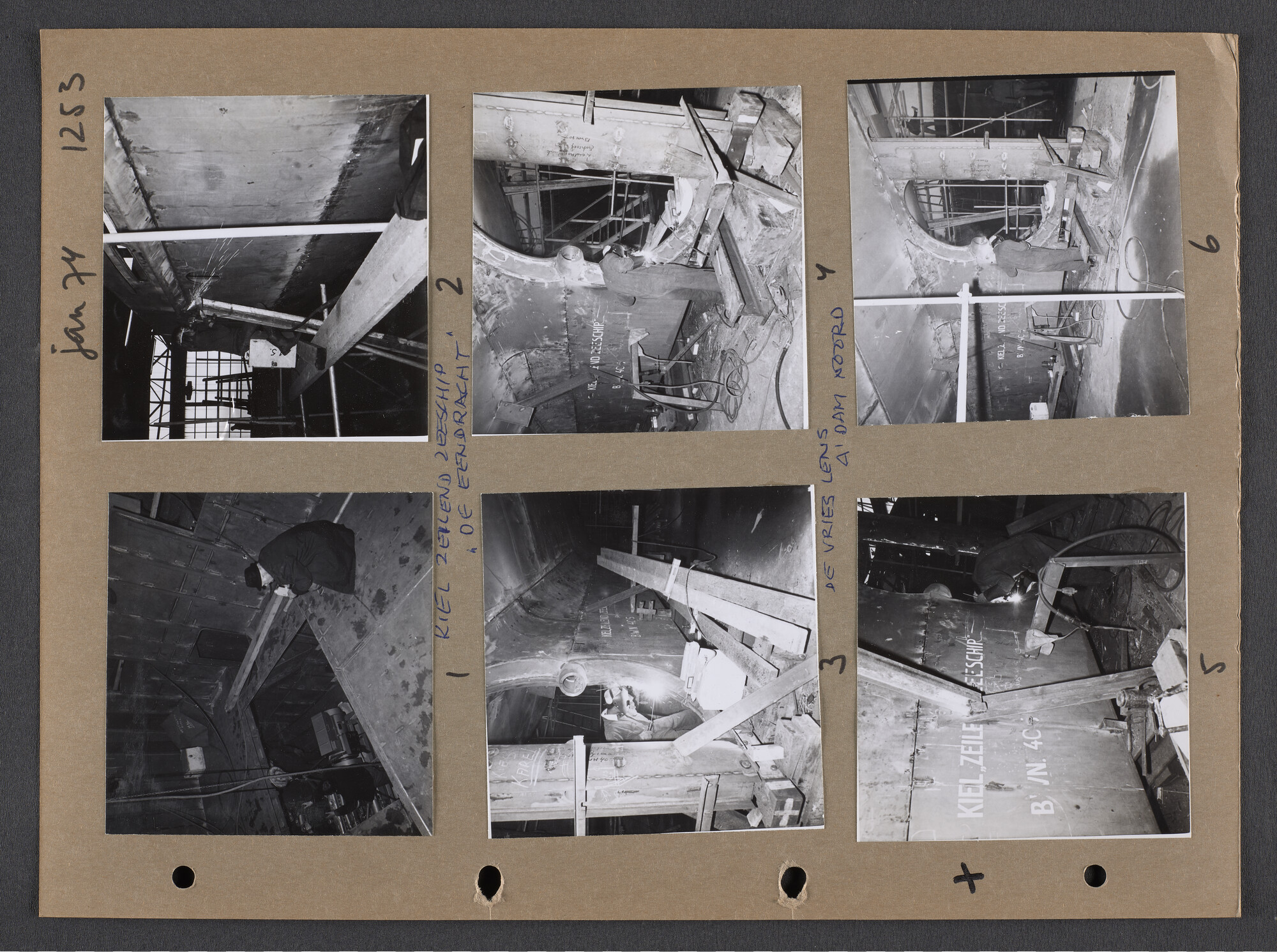 S.9102(32); Multomap met foto's door Ben Burgers, samengesteld door de Vereniging De Amsterdamsche Haven; foto