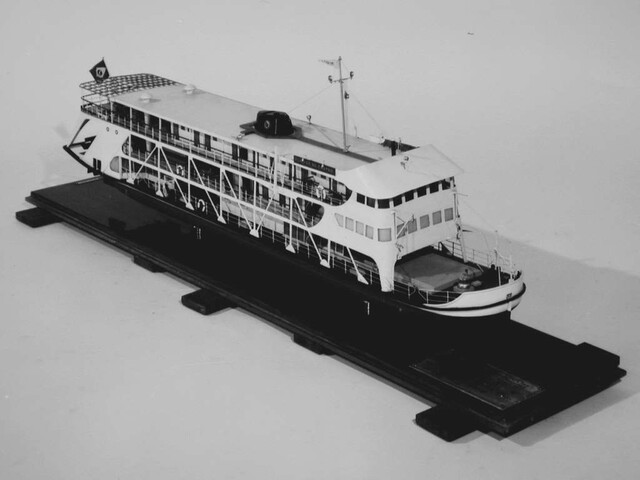 A.5031(a); Model van de Braziliaanse hekwieler Placido de Castro; scheepsmodel