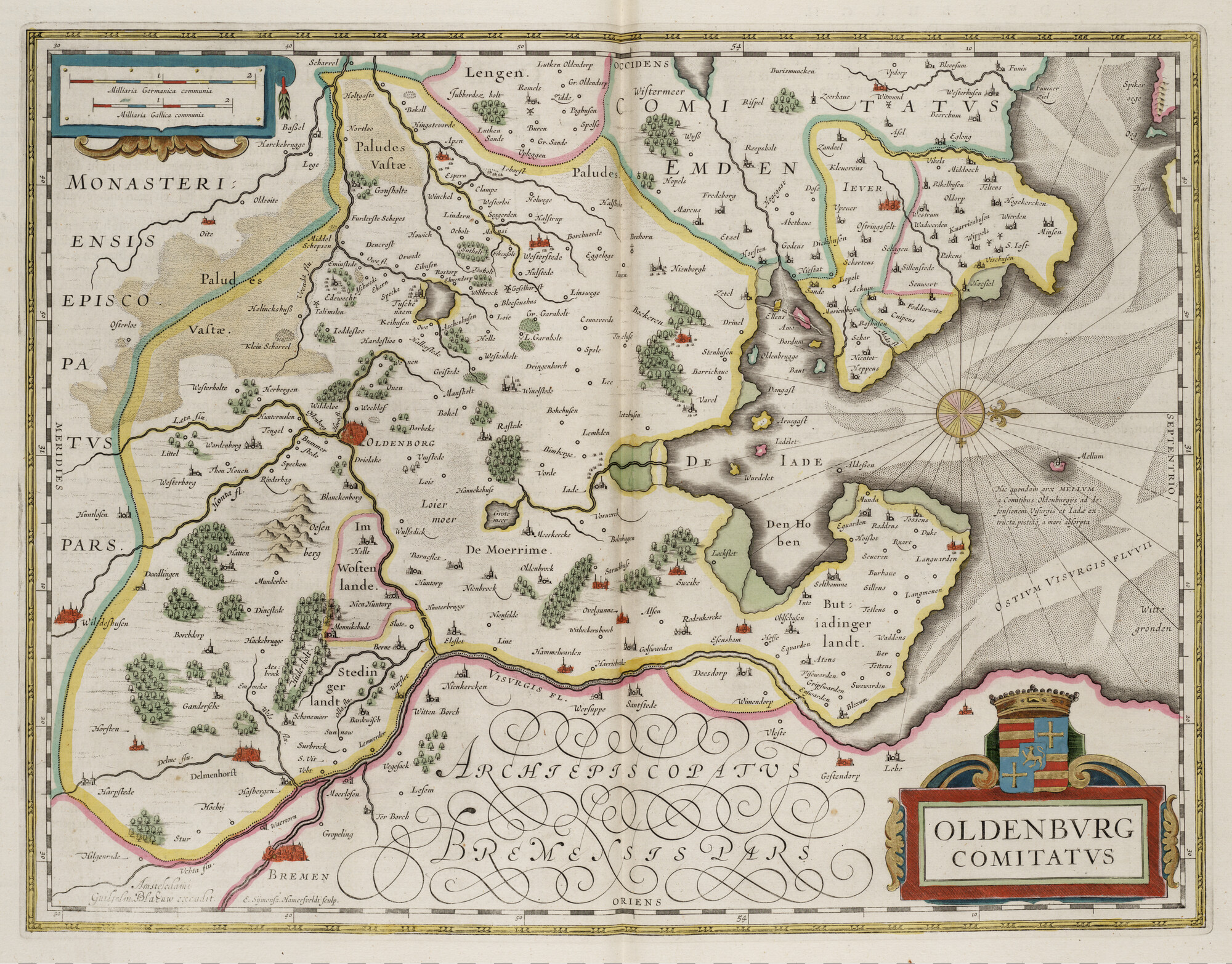 S.1034(02) [kaart 032]; Kaart van Oldenburg; landkaart