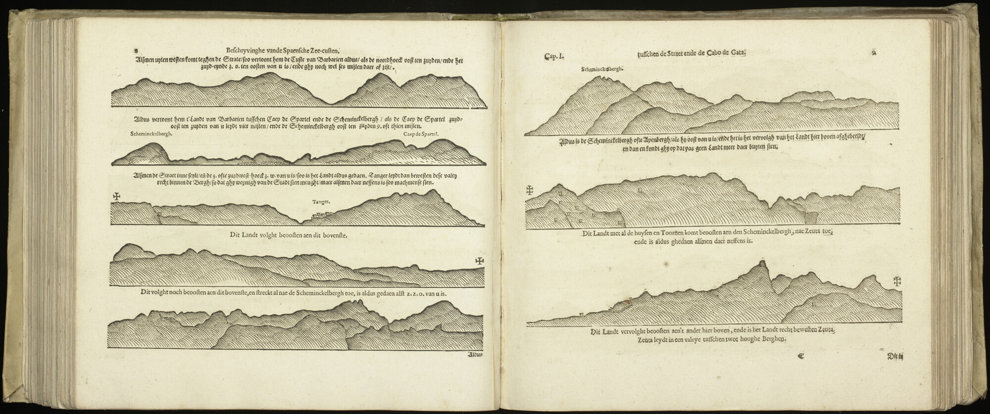 S.2856 [kaart 152]; Beschrijvingen en kustaanzichten van Noord-Marokko; kaart