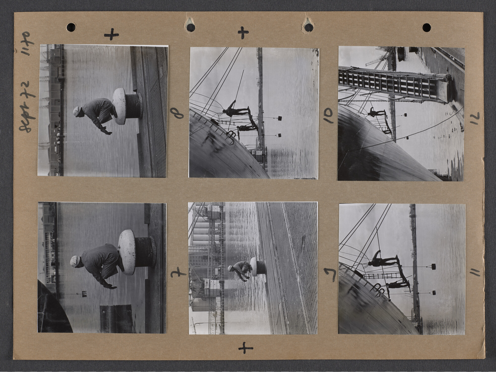 S.9102(30); Multomap met foto's door Ben Burgers, samengesteld door de Vereniging De Amsterdamsche Haven; foto